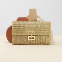 The Raffia Clutch
